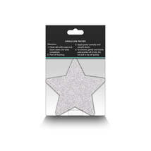 Pretty pasties glitter stars red/silver 2 pair - £21.64 GBP