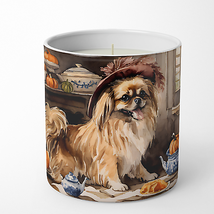 Tibetan Spaniel Pumpkin Pie Decorative Soy Candle - $17.77+