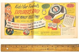 Grape Nuts  Cereal / Radio Premium &quot;Explorer Ring&quot; Newspaper Ad (Circa 1948) - $37.03