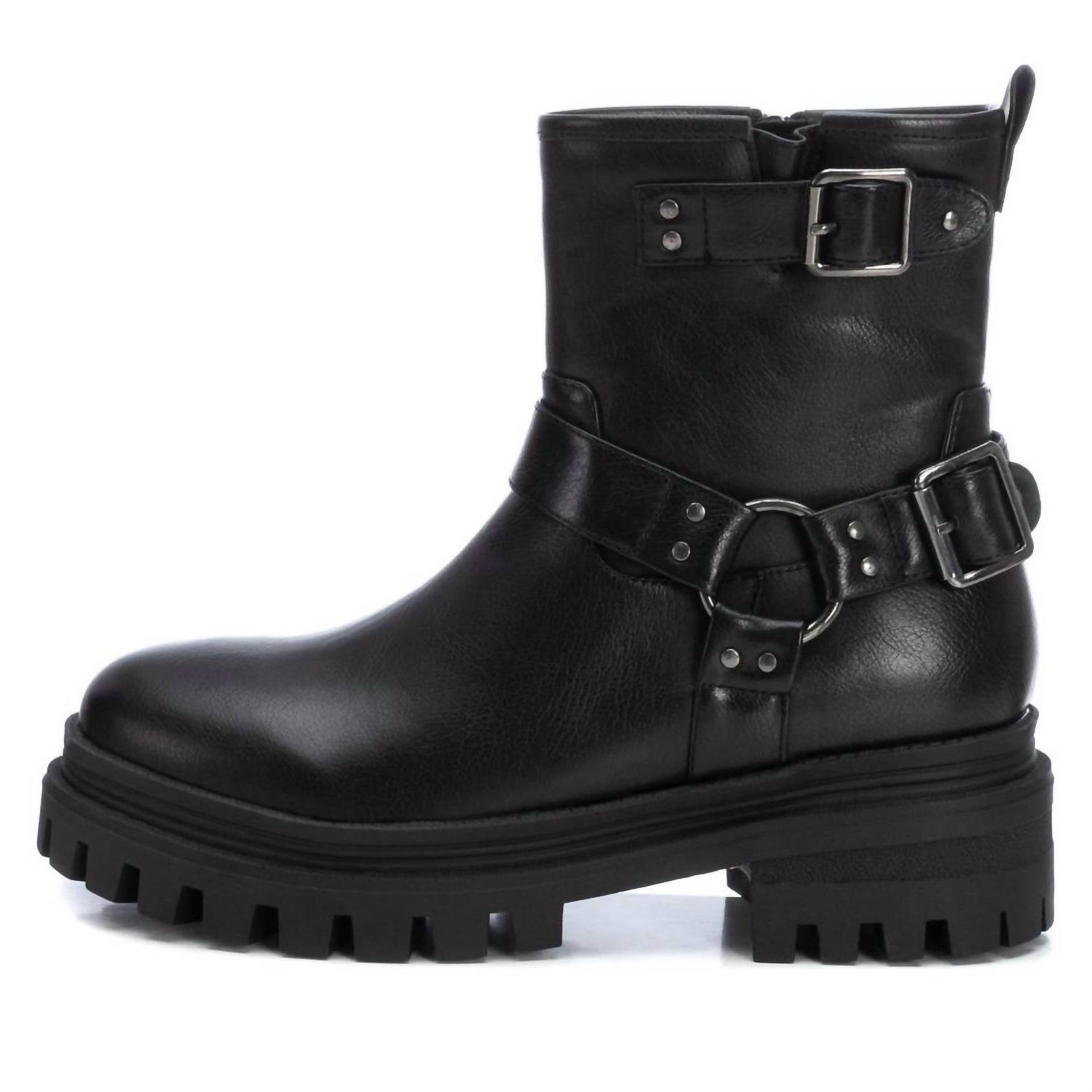 Xti Women&#39;s Biker Booties Black - $85.00