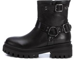 Xti Women&#39;s Biker Booties Black - $115.54 CAD