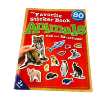 My Favorite Sticker Book Animals Paperback Beaver 9 Books New unused 12 pages - $18.58