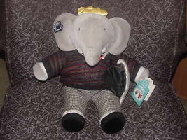 15&quot; Ice Skating Winter Holiday Babar Plush Toy With Tags Applause 4776/5... - £46.92 GBP