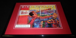 1989 Winston Cigarettes / Football Framed 11x14 ORIGINAL Advertisement - $34.64