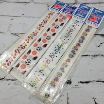 Memory Book Ribbon Lot of 4 OFFRAY  12” peel and stick strips. 2 strips per pack - £7.39 GBP