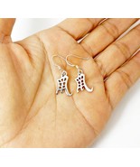 Chinese Rat Zodiac Sign Earrings 925 Sterling Silver, Chinese Zodiac Ear... - $35.00