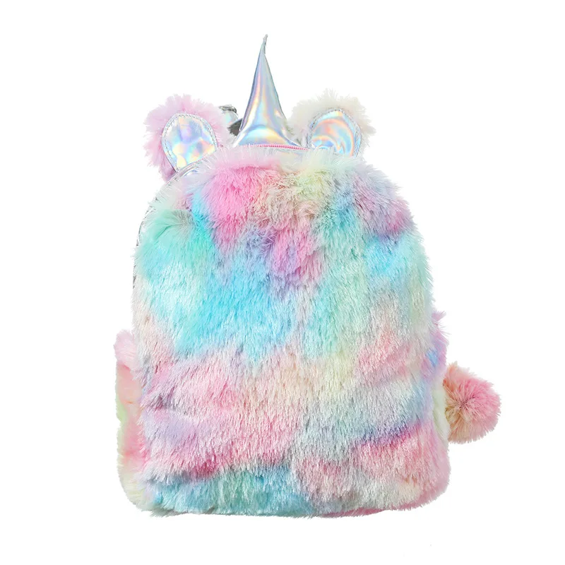 Japanese Style Kids Mini Backpack Purse Cute Plush School Bags for Girls School  - $105.30