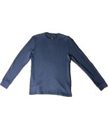 TIMBERLAND MEN&#39;S BLUE CREW NECK LONG SLEEVES SHIRTS SZ S, XL, 1507J-432 - £30.48 GBP