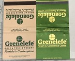 Lot Of 2 Matchbook Cover  Grenelefr Golf &amp; Tennis Resort  Haines City, F... - $14.85