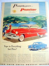 1953 Color Ad Pontiac Lauerentian Pridefully Yours - $8.99