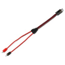 DS18 RCA1F2M Audio Y Adapter Cable HQ Performance OFC Noise Rejection Sp... - $19.99