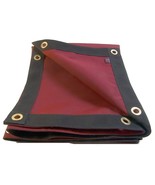 Sunbrella Tarp, Burgundy # 6031 w/ 1/2&quot; Brass Rolled Rim Spur Grommets - $1,124.81 MXN+