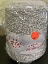 Argyll fluffy 4 ply machine knitting yarn gray new thumb200