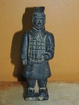 Terracotta Reproduction 4.75&quot; Warrior Figure Tomb of Emperor Shi mudman ... - $119.73 MXN
