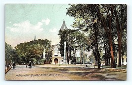 Postcard New York Monument Square Glenn Falls, N.Y. Rotograph - £6.26 GBP