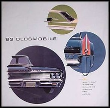 1963 Oldsmobile Dlx Brochure Starfire 98 Cutlass F-85 - £7.96 GBP