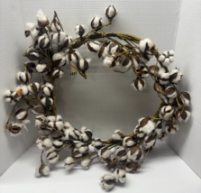 Cotton in The Raw 22&quot; Poseable Wreath - $372.70 MXN