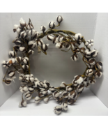 Cotton in The Raw 22&quot; Poseable Wreath - $27.39 CAD