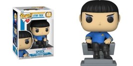 Star Trek The Original Series Spock In Chair POP! Figure Toy #SE FUNKO N... - $8.79