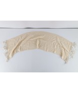 Vtg 40s 50s Rockabilly Checkered Tassel Fringed Silk Neck Scarf Wrap USA... - $54.40