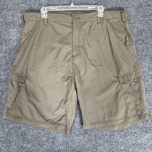 Realtree Shorts Mens 40 Brown Nylon Ripstop Hunting Outdoor Cargo Pocket... - $12.85