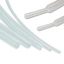 Transparent Heat Shrink Tube - Polyolefin 2:1 Sleeve for Wrap 10 Meters ... - £15.50 GBP