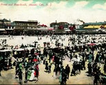Beach Front and Boardwalk Atlantic City New Jersey NJ 1909 DB Comic Post... - £2.80 GBP