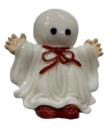 Vintage Enesco Morehead 2 in Halloween Ghost Pin Fall Harvest - $19.79