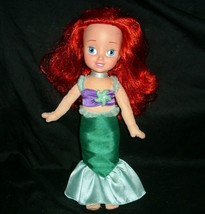 14&quot; Disney Princess Ariel The Little Mermaid Doll Girl Toy Stuffed Animal Plush - £15.16 GBP