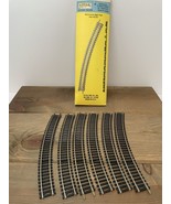 Atlas 18” Radius Track 6-Pack HO Scale Model Train Nickel Silver #833 - £15.09 GBP