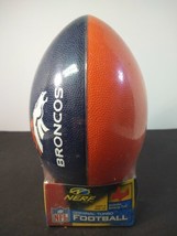 Nerf Vtg 1998 Nerf Turbo Football W/Kicking Tee NFL Denver Broncos new S... - $55.99
