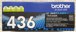Brother TN436BK Super High Yield Black Toner 6500 Page Yield Sealed Retail Box - £61.49 GBP