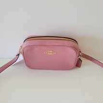 Coach CQ875 Leather Mini Jamie Camera Bag Crossbody Handbag True Pink - £98.32 GBP