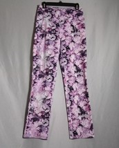 Duluth Trading Co. Women&#39;s Athletic Pink Floral Workout Gym Pants Size Mx29 - £16.26 GBP