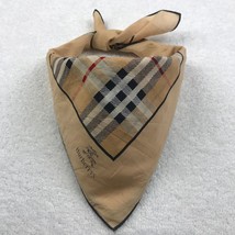 Vintage Burberry Bandana, Handkerchief, Neckerchief, Pocket Squares, Face Mask,  - £58.63 GBP