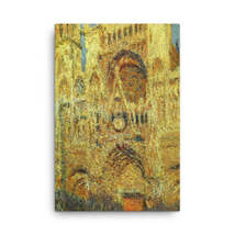 Claude Monet Rouen Cathedral at Sunset, 1894 Canvas Print - £80.38 GBP+