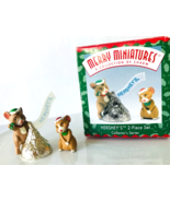 Hallmark Merry Miniatures Mice Hershey&#39;s Christmas Holiday Ornament 1998... - £12.98 GBP