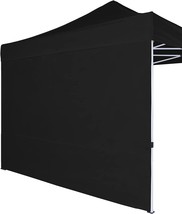 Cooshade Sunwall, 1 Pack, Sidewall Only, Black, For 10X10 Pop Up Canopy Tent. - £25.54 GBP