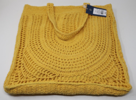 Crochet Tote Handbag - Universal Thread Yellow - NWT - £22.06 GBP