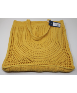 Crochet Tote Handbag - Universal Thread Yellow - NWT - £21.57 GBP