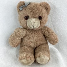 Applause Bear Plush Stuffed Animal Eyes Open Close Vintage 1987 14&quot; Miss... - £14.66 GBP