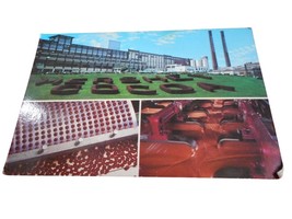 Vtg Postcard unposted Hershey PA Chocolate  factory kisses 1960s - $111.60 MXN