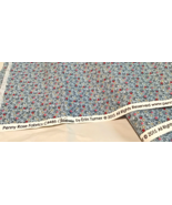 4 Yds. Penny Rose Fabric Dot's Pattern Multi color on Blue Made In USA (1-15-9) - £20.57 GBP