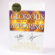 SIGNED Glorious Appearing By Jerry Jenkins And Tim Lahaye Hardcover Book With DJ - £15.14 GBP