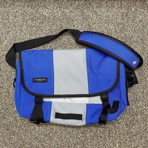 Timbuk2 Classic Messenger Bag Blue Gray Nylon Crossbody Laptop Large Cor... - £22.06 GBP