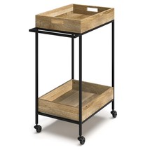 Simons 24&quot; Natural Wood Bar Cart - $5,464.15 MXN
