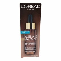 L&#39;Oreal Paris Sublime Bronze Self-Tanning Facial Drops w/ Hyaluronic Acid - 1oz - £13.20 GBP