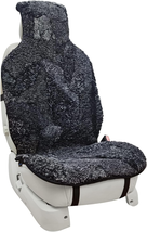 Champlus Sheepskin Seat Cover Genuine Australian Lambskin Curly Wool Seat Cushio - £70.01 GBP