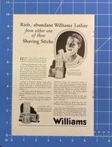 Vintage Print Ad Williams Shaving Sticks Offer for Free New Aqua Velva 10 x 6.5&quot; - £9.20 GBP