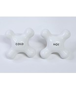 Signature Hardware 111424 Large Porcelain Cross Handles - Polished Brass - $44.80 CAD